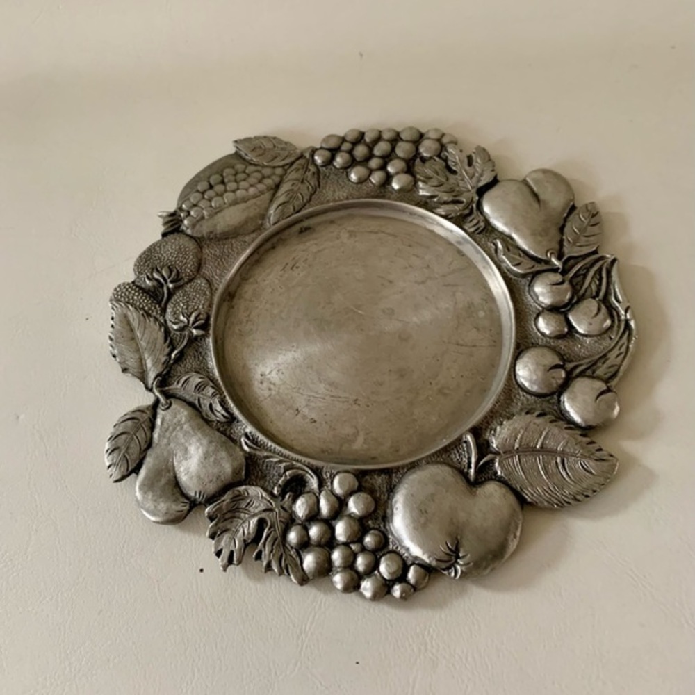 Pewter Wine Drip Tray Williams Sonoma Made In Italy